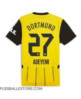 Günstige Borussia Dortmund Karim Adeyemi #27 Heimtrikot 2024-25 Kurzarm